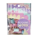 Apretadores 19mm. Pastel Rose 12U. Mooving 210-2020101