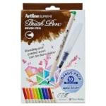 Set Artline Supreme Brush Pen+Water Brush 10Col.