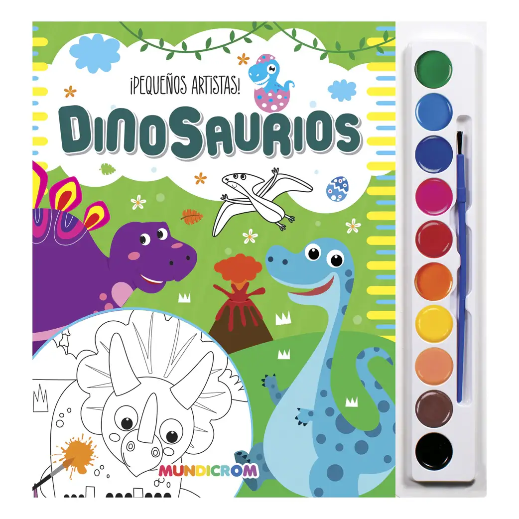 9789566157908_2000x-1.webp Libro Pequeños Artistas Mundicrom Dinosaurios - Image 1