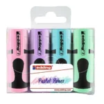Set 4 Minidestacadores Edding E-7/4 Pastel