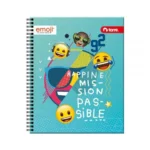 Cuaderno Universitario 100Hjs. Torre Emoji