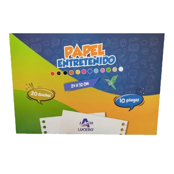 Bolson Papel Entretenido Surtidos Lucero