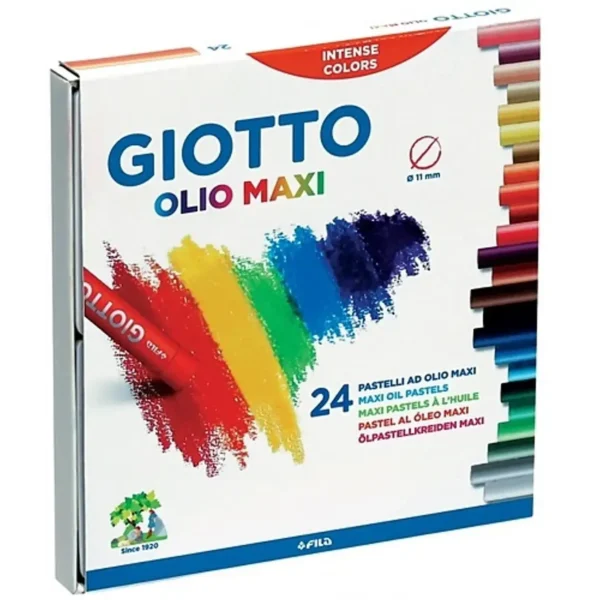 Lapices Giotto Pastel Oleo 24 Colores 32982