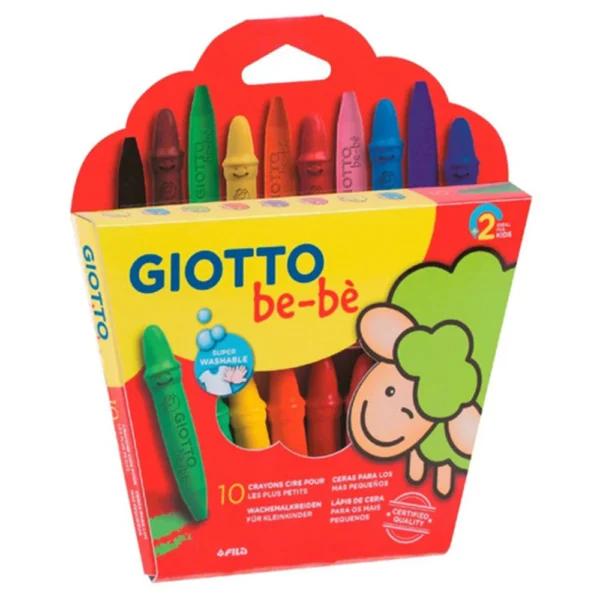 Crayones Giotto Be-Be 10 Colores 66816