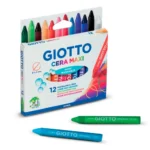 Crayones Cera Maxi Giotto 12 Colores