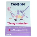 Pad Canson Mixed Media A4 Candy Collection 224g 20 Hojas