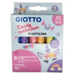 Plasticina Giotto 6 Colores Pasteles Candy Collection