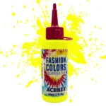Pintura para Tela Fashion Colors Acuarela Silk Acrilex Amarillo Limon 60ml