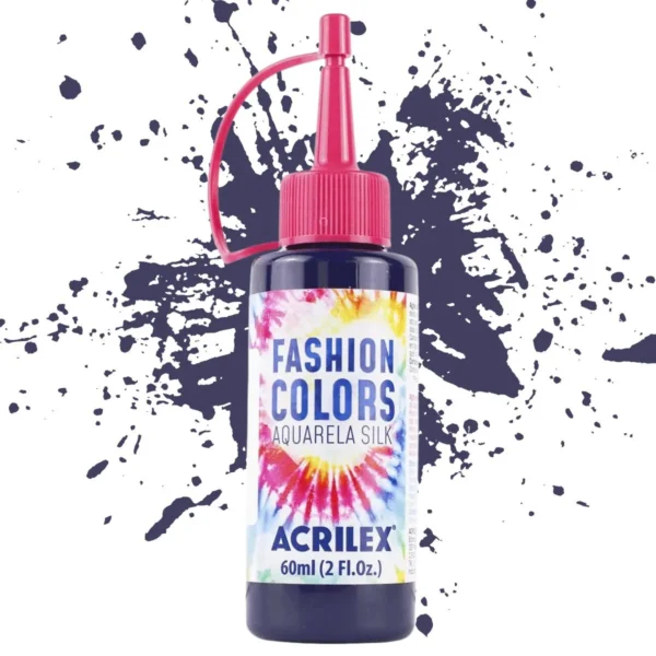 Pintura para Tela Fashion Colors Acuarela Silk Acrilex Violeta 60ml
