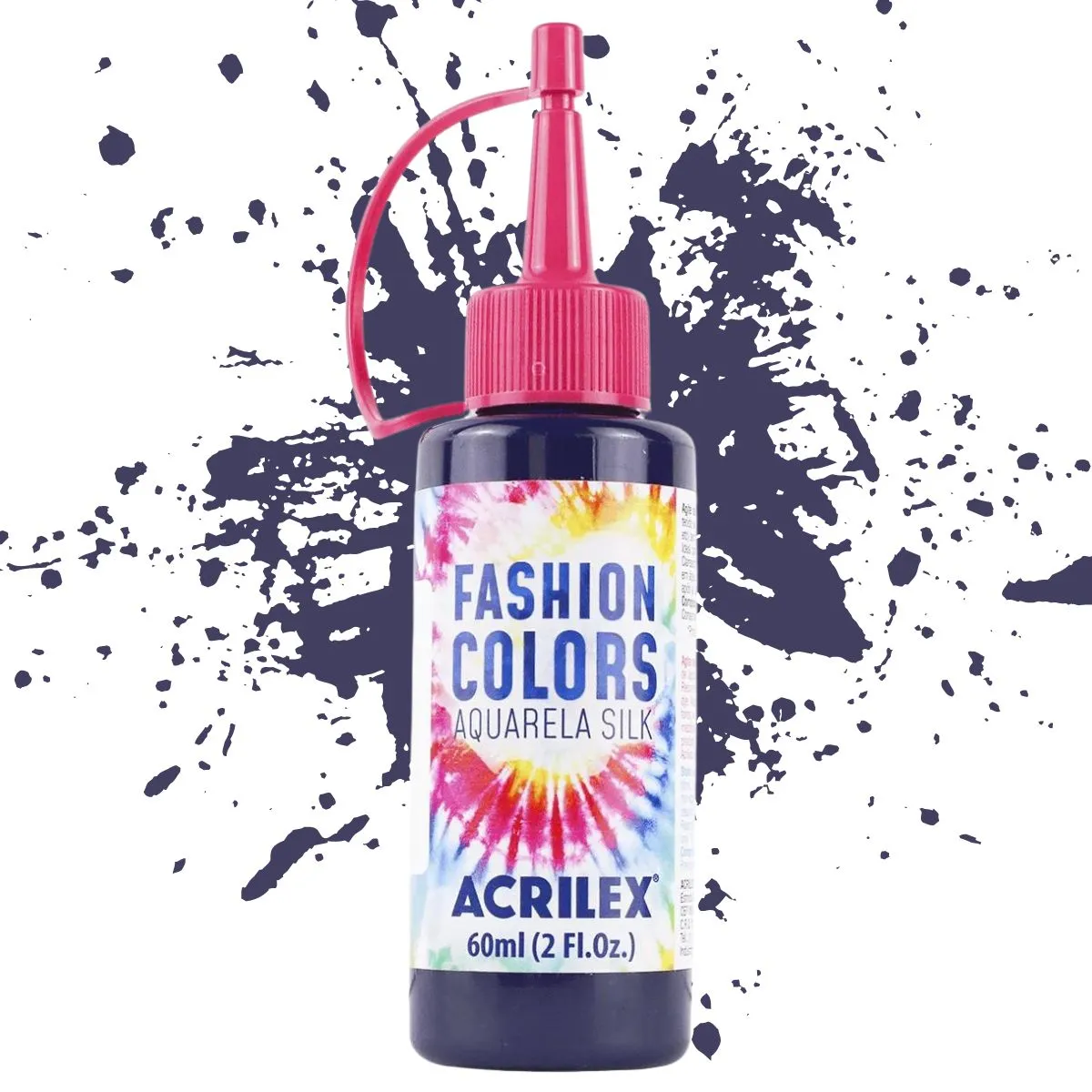 23043-t--aquarela-silk-60ml-516-violeta-70601 Pintura para Tela Fashion Colors Acuarela Silk Acrilex Violeta 60ml - Image 1