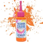 Pintura para Tela Fashion Colors Acuarela Silk Acrilex Naranjo 60ml