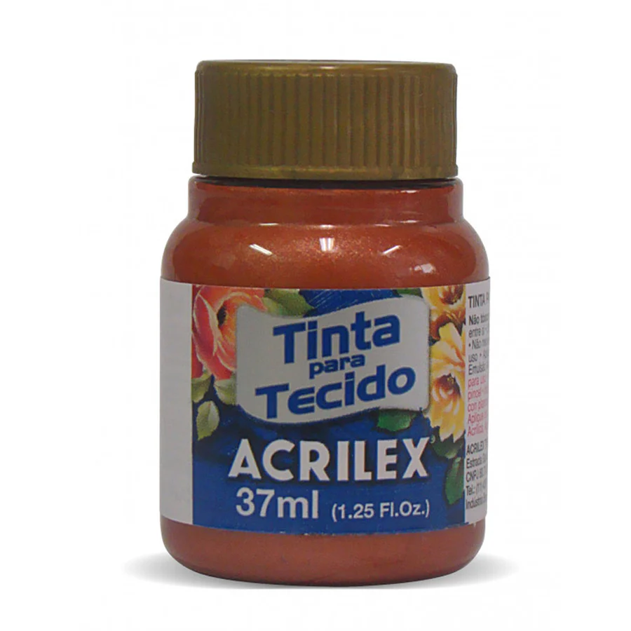 7891153043029 Pintura de Genero Metalizada Acrilex Cobre 37ml - Image 1