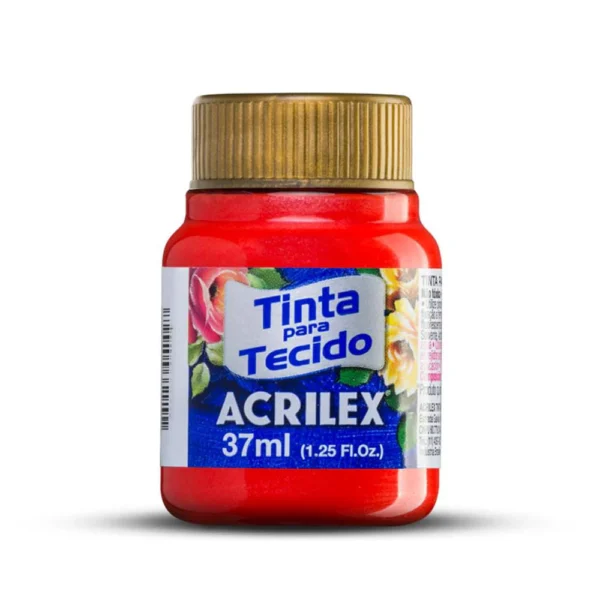 Pintura de Genero Metalizada Acrilex Cereza 37ml