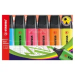 Set 6 Destacadores Stabilo Boss Fluor