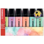Set 6 Destacadores Stabilo Boss Pastel