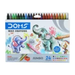 Set Crayones Jumbo 24 Colores + 2 Adicionales Doms