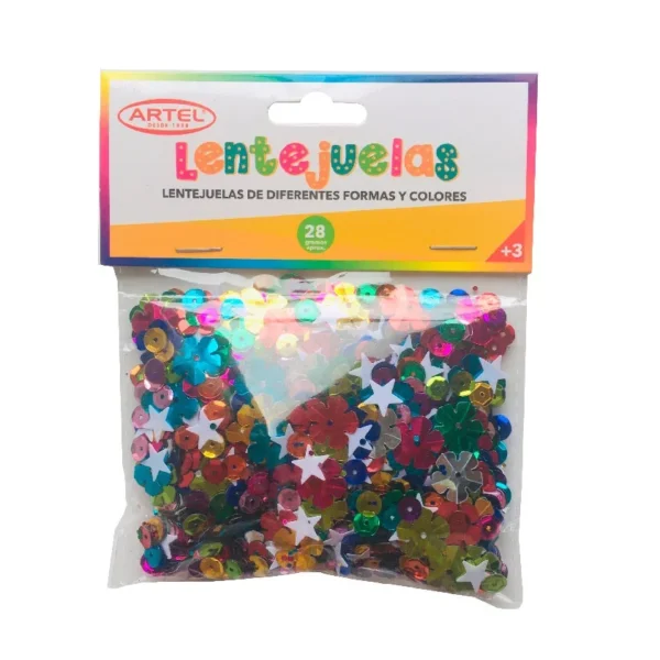 Set Lentejuelas Surtidas 28g. Artel