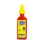 Frasco Tinta China Acrilex 20ml. Rojo Fuego