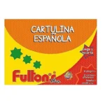 Bolson Cartulina Española Fultons 10 Pliegos 25x35cm.
