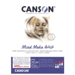 Pad Mixed Media Artist Canson 21x29,7cm. 15 Hojas 600g/m2