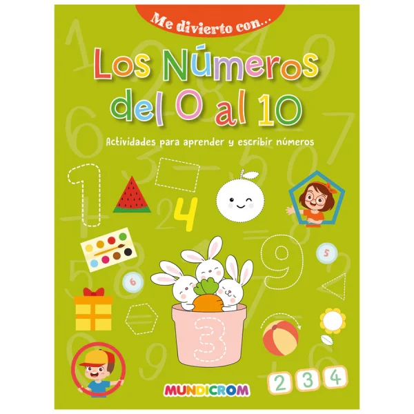 Libro de Actividades Numeros de 0 a 10 Mundicrom