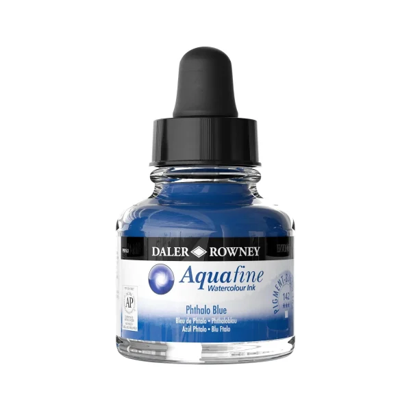 Tinta de Acuarela Daler Rowney Aquafine 29.5ml. Azul Ftalo