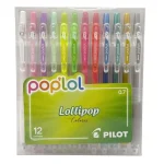 Set 12 Lapices Gel PopLol 0.7mm. Pilot Lollipop